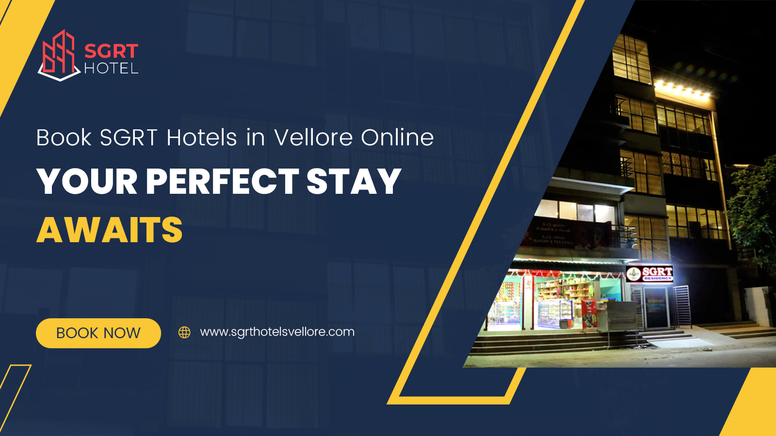Book SGRT Hotels in Vellore Online – Your Perfect Stay Awaits