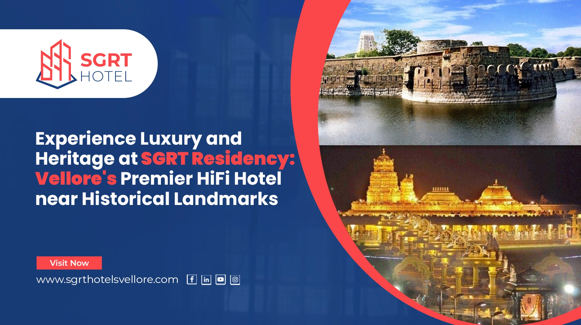 Experience Luxury and Heritage at SGRT Residency: Vellore's Premier HiFi Hotel near Historical Landmarks