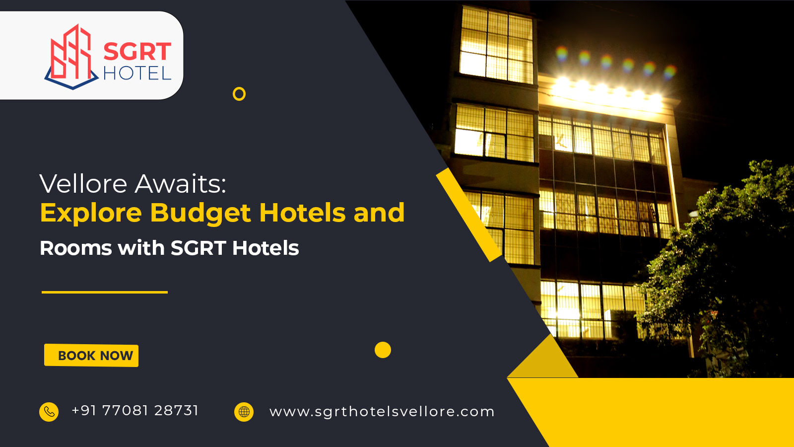 Vellore Awaits: Explore Budget Hotels and Rooms with SGRT Hotels