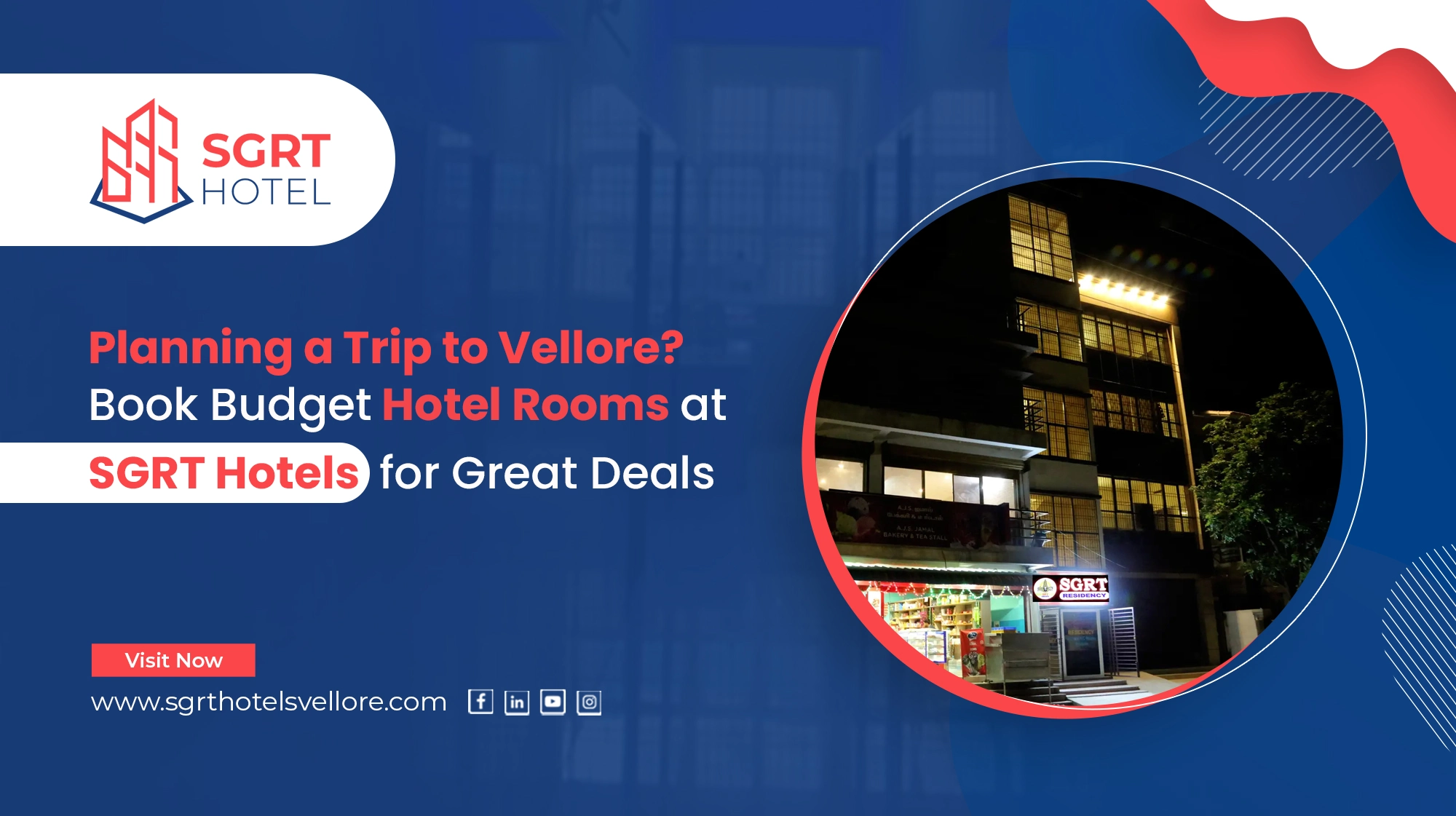 Planning a Trip to Vellore? Book Budget Hotel Rooms at SGRT Hotels for Great Deals